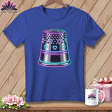 MyDesigns Physical Item S / Heather True Royal Neon Heart Thimble ~ Relaxed Fit Tee