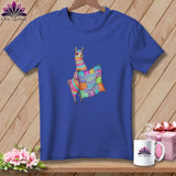 MyDesigns Physical Item S / Heather True Royal No Drama Just Quilt ~ Relaxed Fit Tee