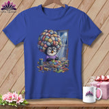 MyDesigns Physical Item S / Heather True Royal Penny's Midnight Quilting Hour ~ Relaxed Fit Tee