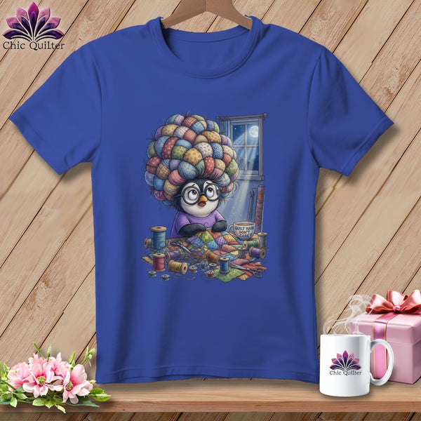 MyDesigns Physical Item S / Heather True Royal Penny's Midnight Quilting Hour ~ Relaxed Fit Tee