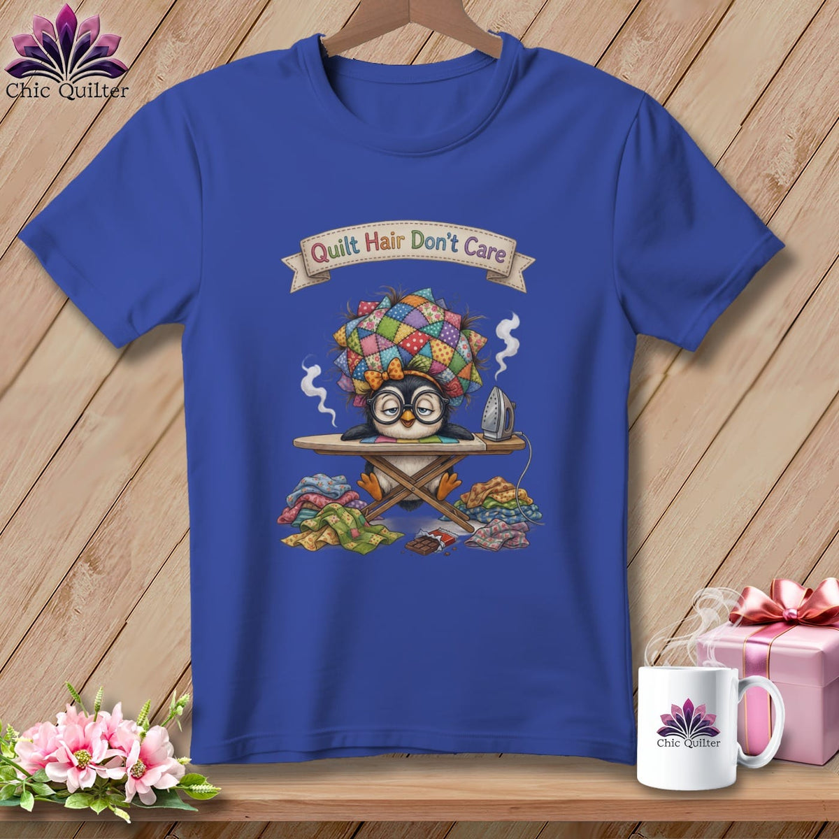 MyDesigns Physical Item S / Heather True Royal Penny's Pressing Engagement ~ Relaxed Fit Tee