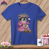 MyDesigns Physical Item S / Heather True Royal Penny's Wine and Whipstitch Night ~ Relaxed Fit Tee