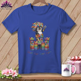 MyDesigns Physical Item S / Heather True Royal Queen of the Fabric Stack ~ Relaxed Fit Tee