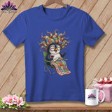 MyDesigns Physical Item S / Heather True Royal Quilting on Vacation ~ Relaxed Fit Tee