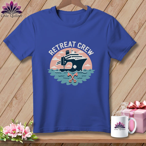 MyDesigns Physical Item S / Heather True Royal Retreat Crew ~ Relaxed Fit Tee