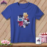 MyDesigns Physical Item S / Heather True Royal Scissors Explosion ~ Relaxed Fit Tee