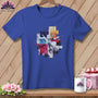 MyDesigns Physical Item S / Heather True Royal Scissors Explosion ~ Relaxed Fit Tee
