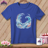 MyDesigns Physical Item S / Heather True Royal Seaside Sewing ~ Relaxed Fit Tee