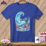 MyDesigns Physical Item S / Heather True Royal Seaside Stitcher ~ Relaxed Fit Tee