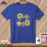MyDesigns Physical Item S / Heather True Royal Seeds of Stitches ~ Relaxed Fit Tee