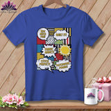 MyDesigns Physical Item S / Heather True Royal Sew Much Fun ~ Relaxed Fit Tee