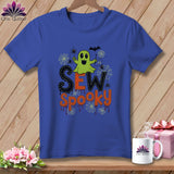 MyDesigns Physical Item S / Heather True Royal Sew Spooky ~ Relaxed Fit Tee