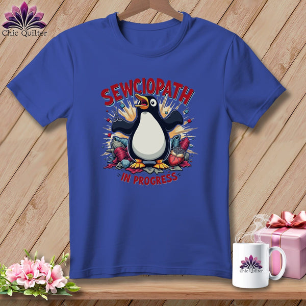 MyDesigns Physical Item S / Heather True Royal Sewciopath ~ Relaxed Fit Tee