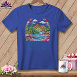 MyDesigns Physical Item S / Heather True Royal Stitchin' in American Samoa National Park ~ Relaxed Fit Tee