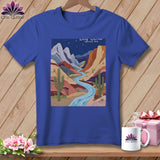 MyDesigns Physical Item S / Heather True Royal Stitchin' in Big Bend National Park ~ Relaxed Fit Tee