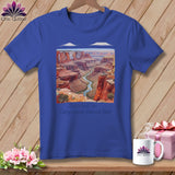 MyDesigns Physical Item S / Heather True Royal Stitchin' in Canyonlands National Park ~ Relaxed Fit Tee