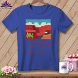 MyDesigns Physical Item S / Heather True Royal Stitchin' in Capitol Reef National Park ~ Relaxed Fit Tee