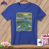 MyDesigns Physical Item S / Heather True Royal Stitchin' in Everglades National Park ~ Relaxed Fit Tee