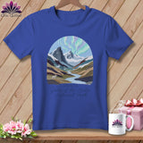 MyDesigns Physical Item S / Heather True Royal Stitchin' in Gates of the Arctic National Park and Preserve ~ Relaxed Fit Tee
