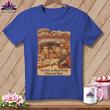 MyDesigns Physical Item S / Heather True Royal Stitchin' in Mesa Verde National Park ~ Relaxed Fit Tee