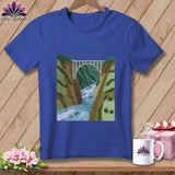 MyDesigns Physical Item S / Heather True Royal Stitchin' in New River Gorge National Park and Preserve ~ Relaxed Fit Tee