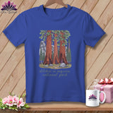 MyDesigns Physical Item S / Heather True Royal Stitchin' in Sequoia National Park ~ Relaxed Fit Tee