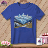 MyDesigns Physical Item S / Heather True Royal Stitchin' in Wrangell–St. Elias National Park and Preserve ~ Relaxed Fit Tee