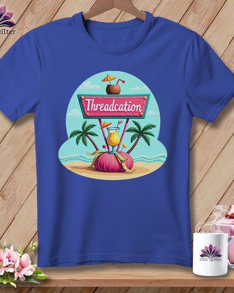 MyDesigns Physical Item S / Heather True Royal Threadcation ~ Relaxed Fit Tee