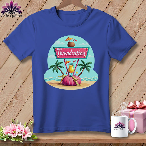 MyDesigns Physical Item S / Heather True Royal Threadcation ~ Relaxed Fit Tee