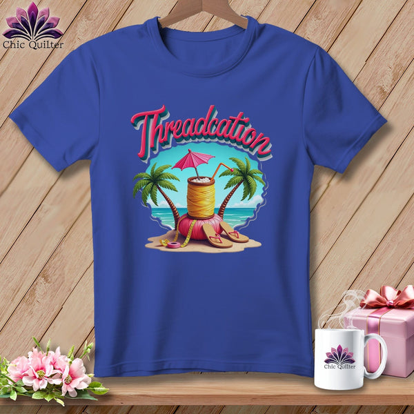 MyDesigns Physical Item S / Heather True Royal Tropical Threads ~ Relaxed Fit Tee