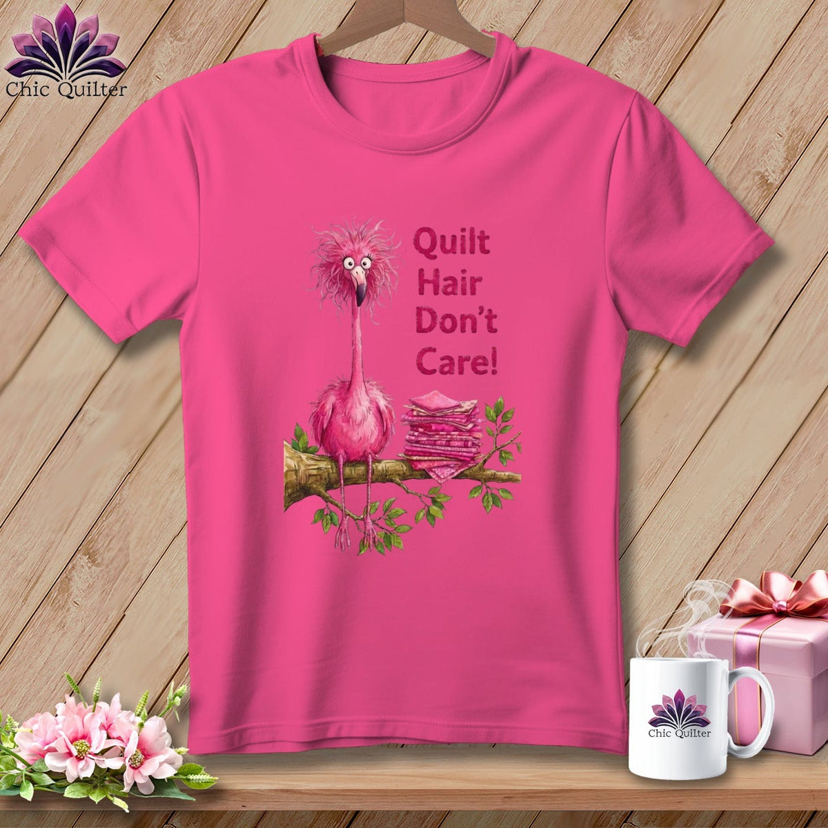 MyDesigns Physical Item S / Heliconia Flamingle Fawcett ~ Premium Tee