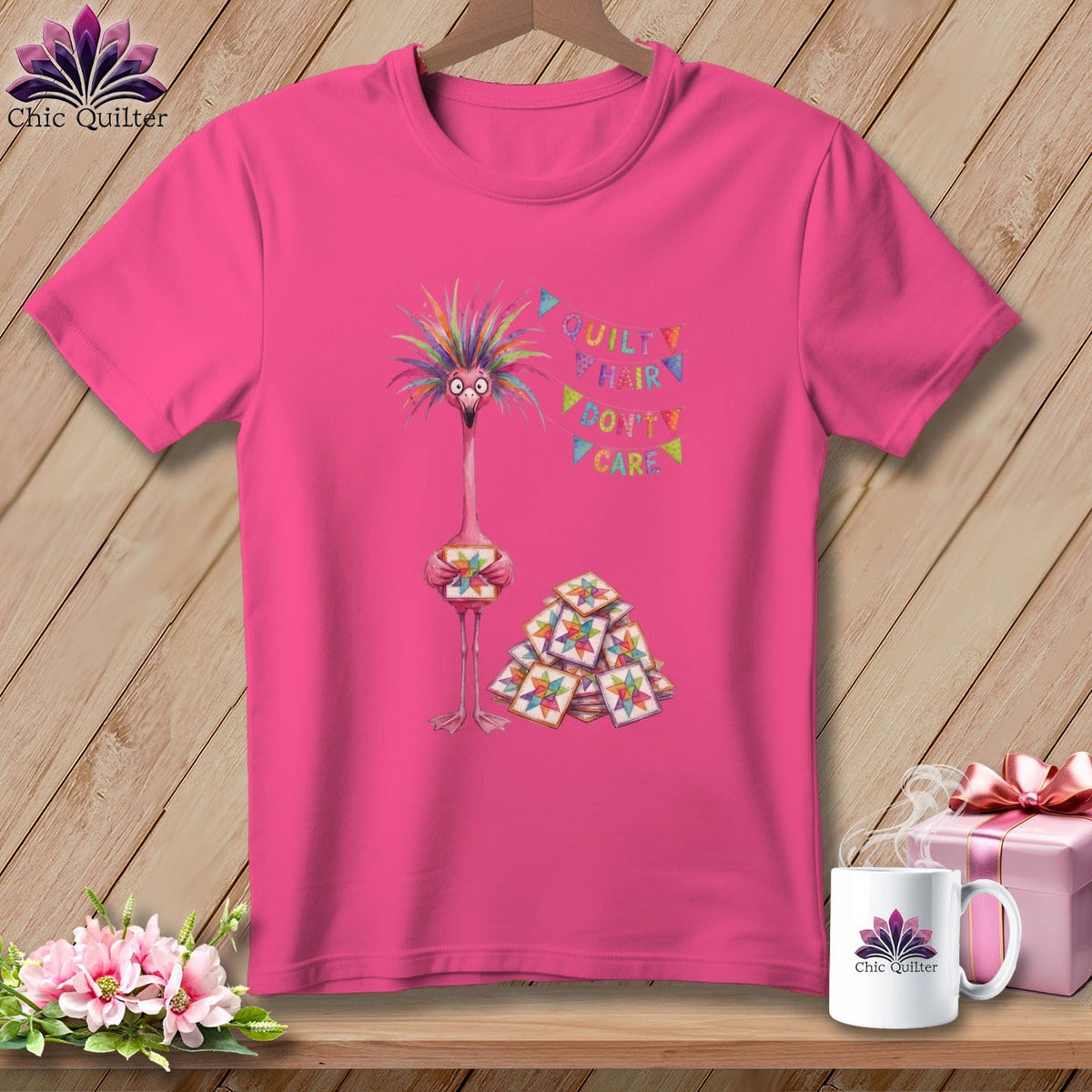 MyDesigns Physical Item S / Heliconia Starla Flamingle ~ Premium Tee