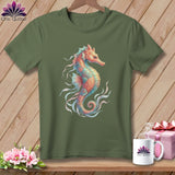 MyDesigns Physical Item S / Hemp Coral Motifs Stitched ~ Premium Tee