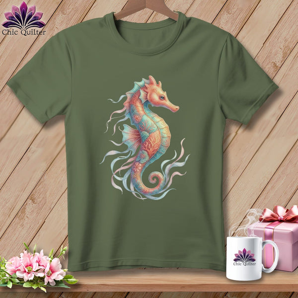 MyDesigns Physical Item S / Hemp Coral Motifs Stitched ~ Premium Tee
