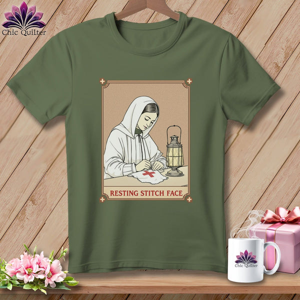 MyDesigns Physical Item S / Hemp Florence Needle-Gale - Resting Stitch Face ~ Premium Tee