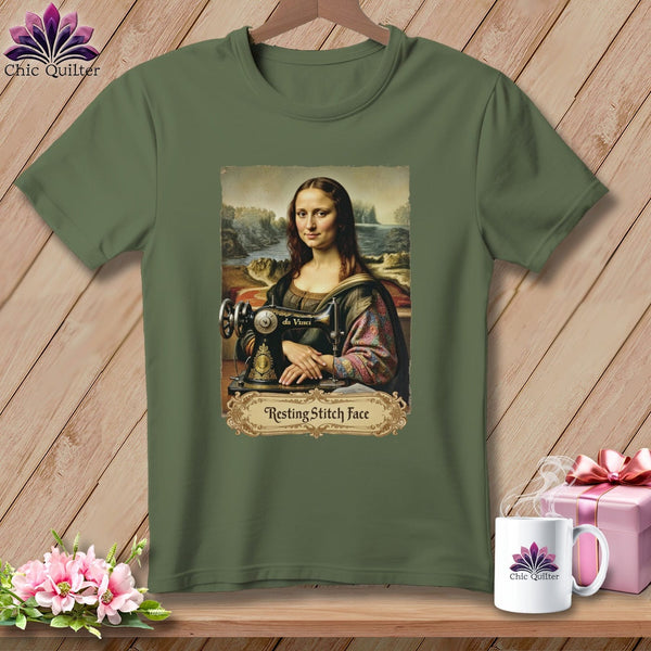 MyDesigns Physical Item S / Hemp Mona Sewsa - Resting Stitch Face ~ Premium Tee