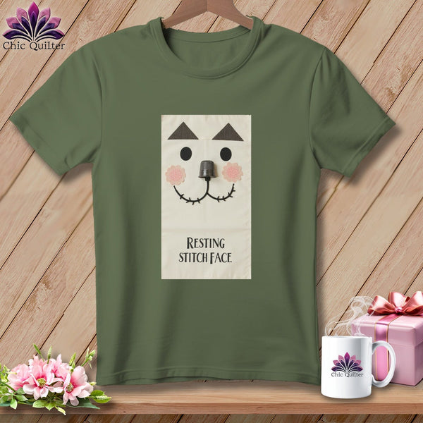 MyDesigns Physical Item S / Hemp Patch - Resting Stitch Face ~ Premium Tee