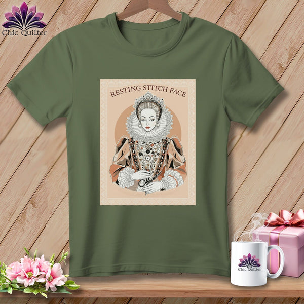 MyDesigns Physical Item S / Hemp Queen Eliza Stitch - Resting Stitch Face ~ Premium Tee