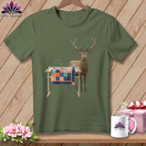 MyDesigns Physical Item S / Hemp Stag At Frame ~ Premium Tee