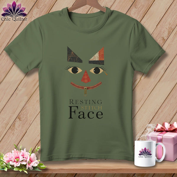 MyDesigns Physical Item S / Hemp Zip It - Resting Stitch Face ~ Premium Tee