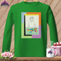 MyDesigns Physical Item S / Irish Green Sew-Nia Delaunay - Resting Stitch Face ~ Long Sleeve Tee