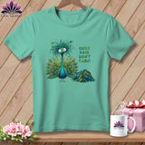 MyDesigns Physical Item S / Island Reef Quilt Hair Don’t Care ~ Lady Plumeadora ~ Premium Tee