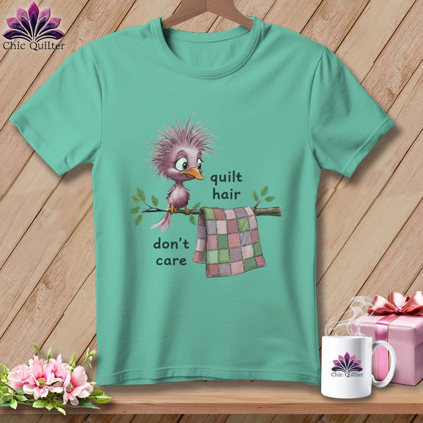 MyDesigns Physical Item S / Island Reef Quilt Hair Don’t Care ~ Pip Patchlet ~ Premium Tee