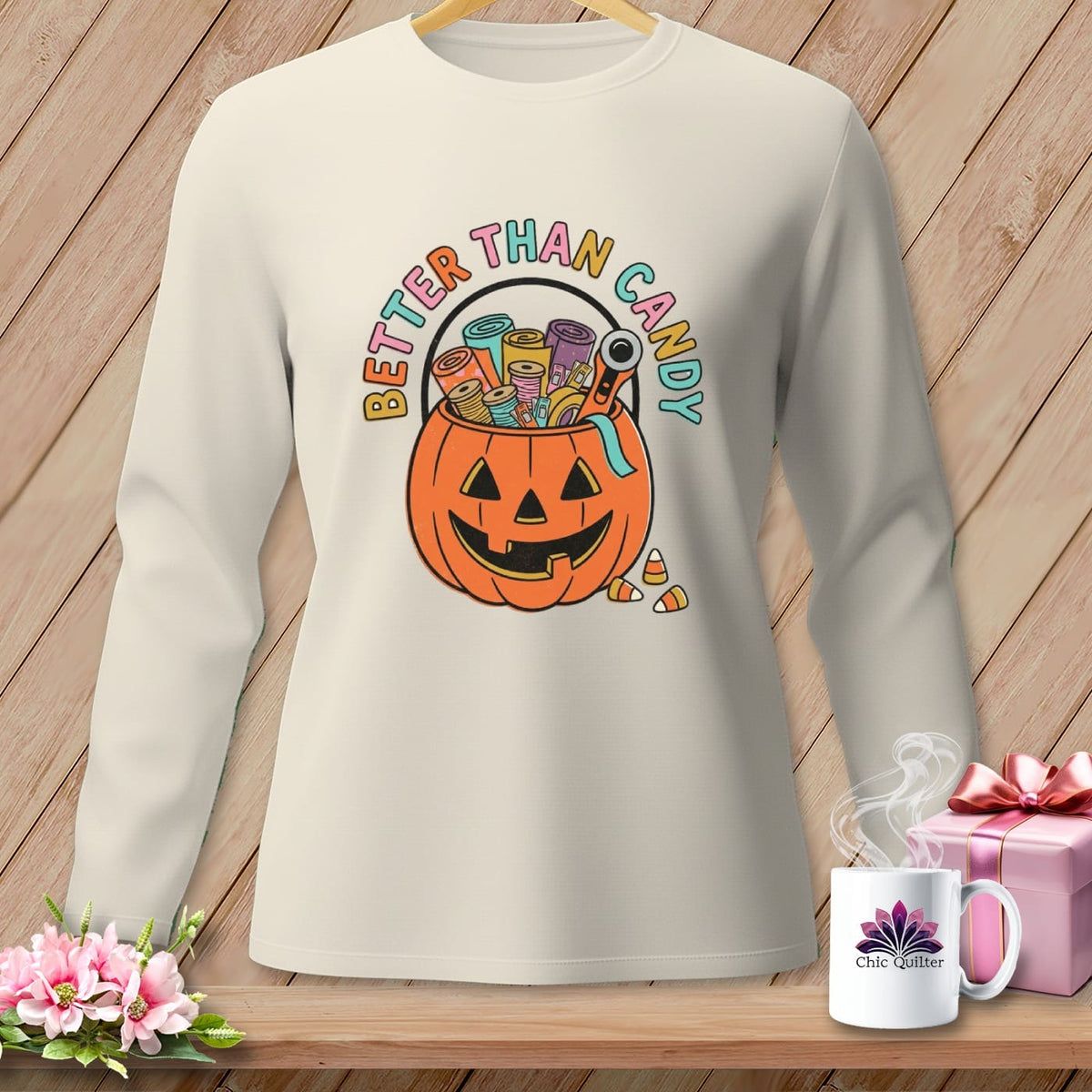 MyDesigns Physical Item S / Ivory Better Than Candy ~ Long Sleeve Tee