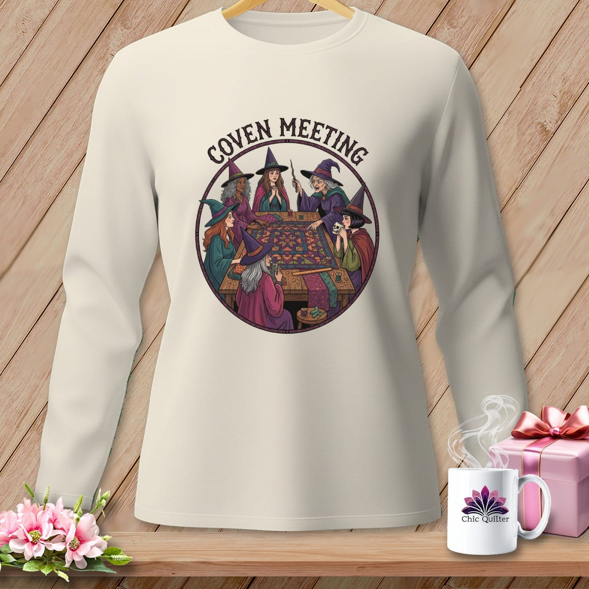 MyDesigns Physical Item S / Ivory Coven Meeting ~ Long Sleeve Tee