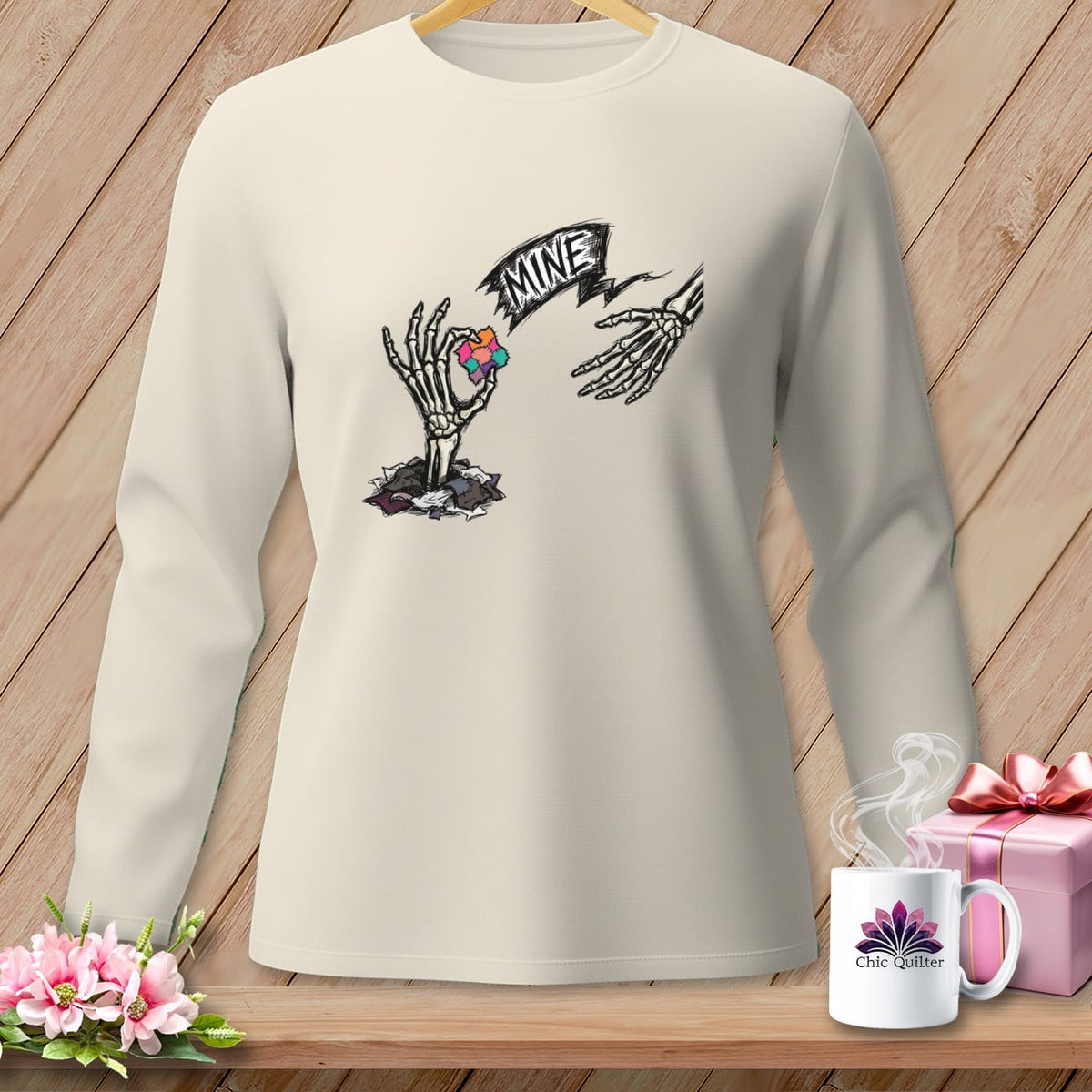 MyDesigns Physical Item S / Ivory Mine ~ Long Sleeve Tee