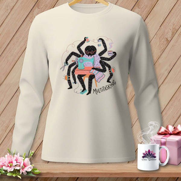 MyDesigns Physical Item S / Ivory Multitasking ~ Long Sleeve Tee