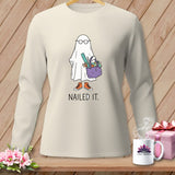 MyDesigns Physical Item S / Ivory Nailed It. ~ Long Sleeve Tee