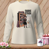 MyDesigns Physical Item S / Ivory None Of Your Business. ~ Long Sleeve Tee