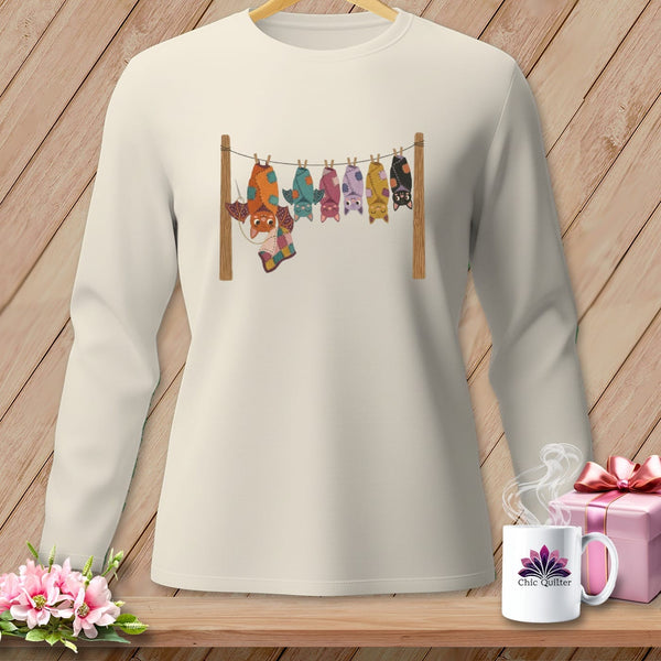 MyDesigns Physical Item S / Ivory One Still Awake ~ Long Sleeve Tee